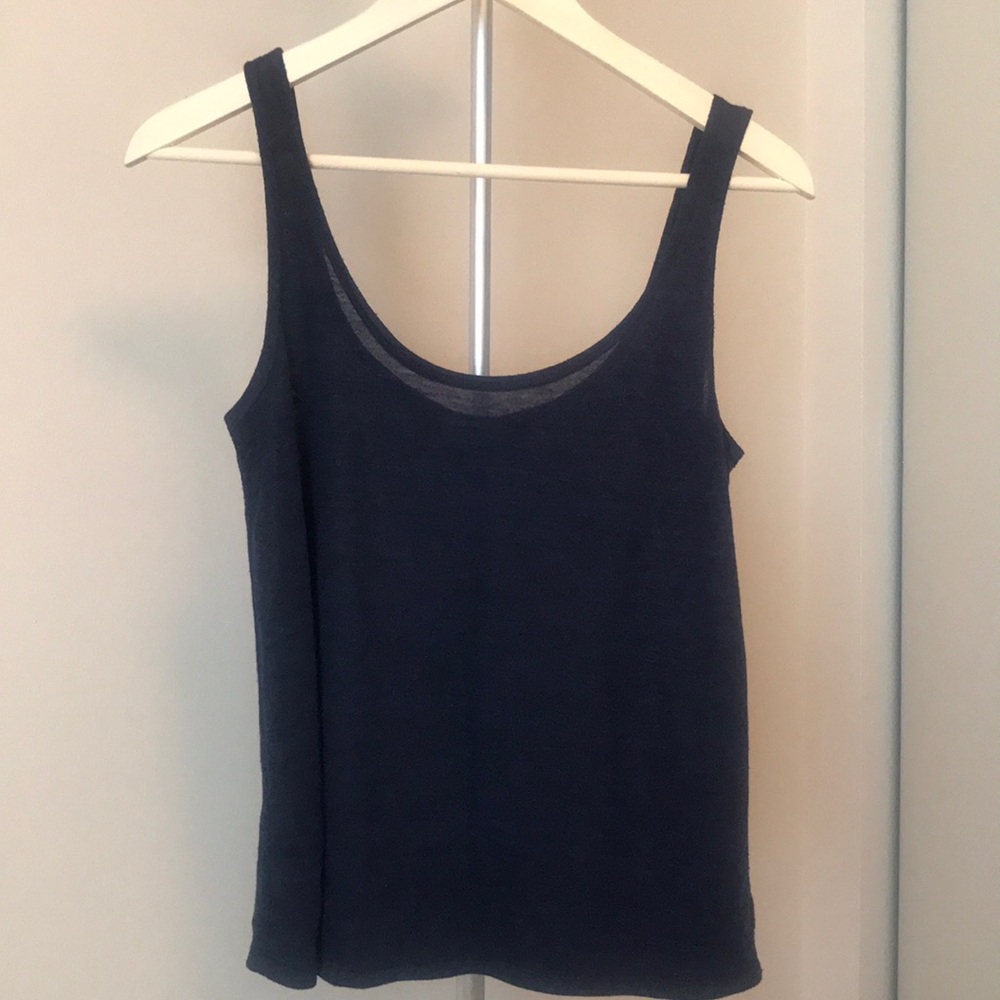 Old navy XS sheer loose scoop neck tank